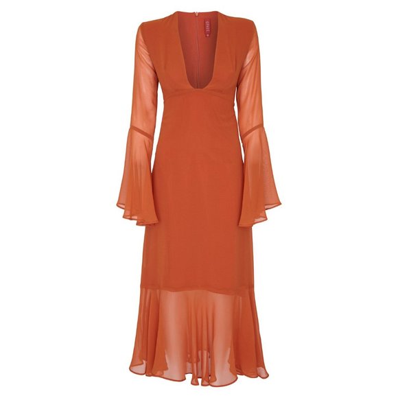 STAUD Dresses & Skirts - STAUD Luca Dress in Spice L